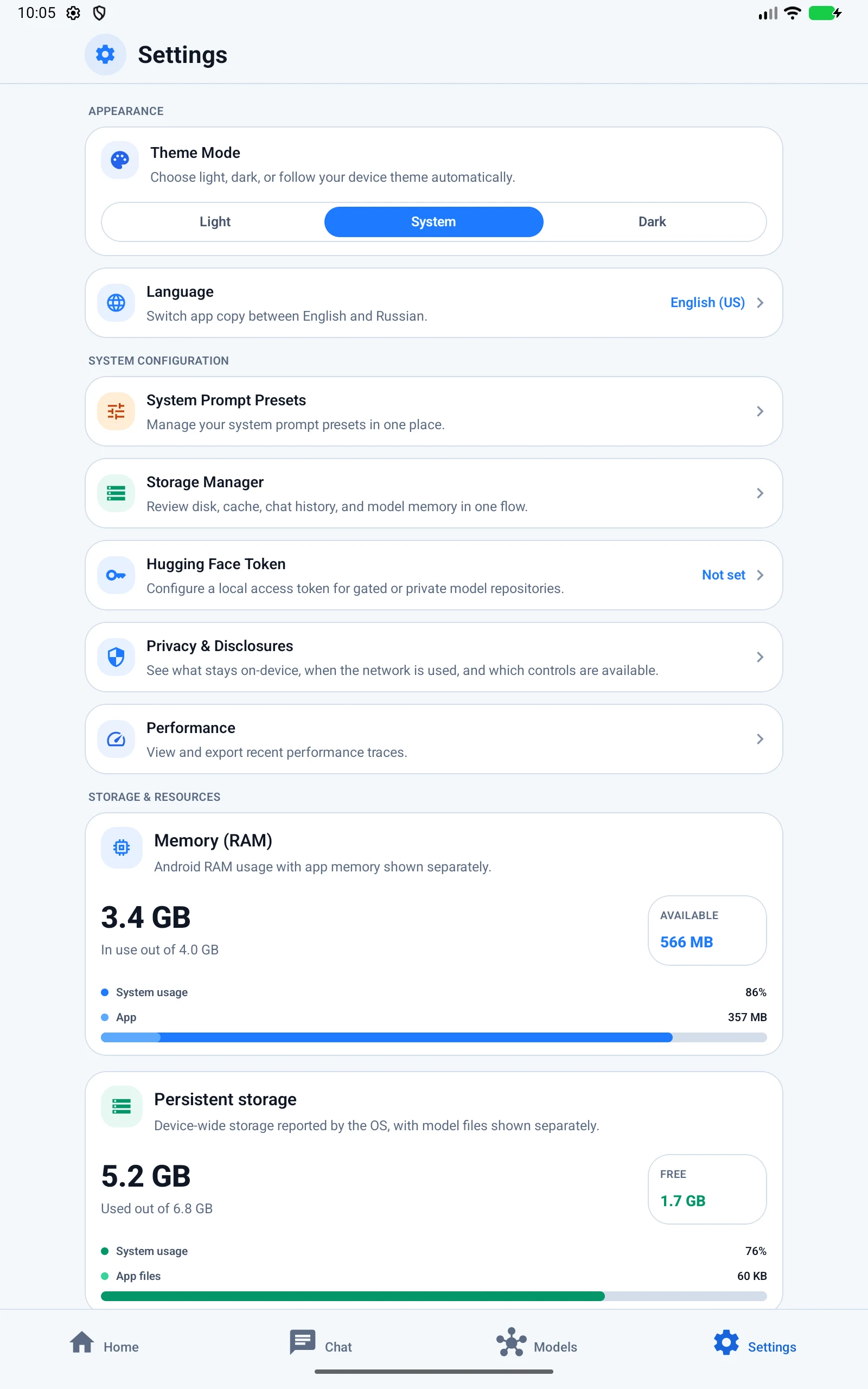 Pocket AI - Offline AI chat screenshot