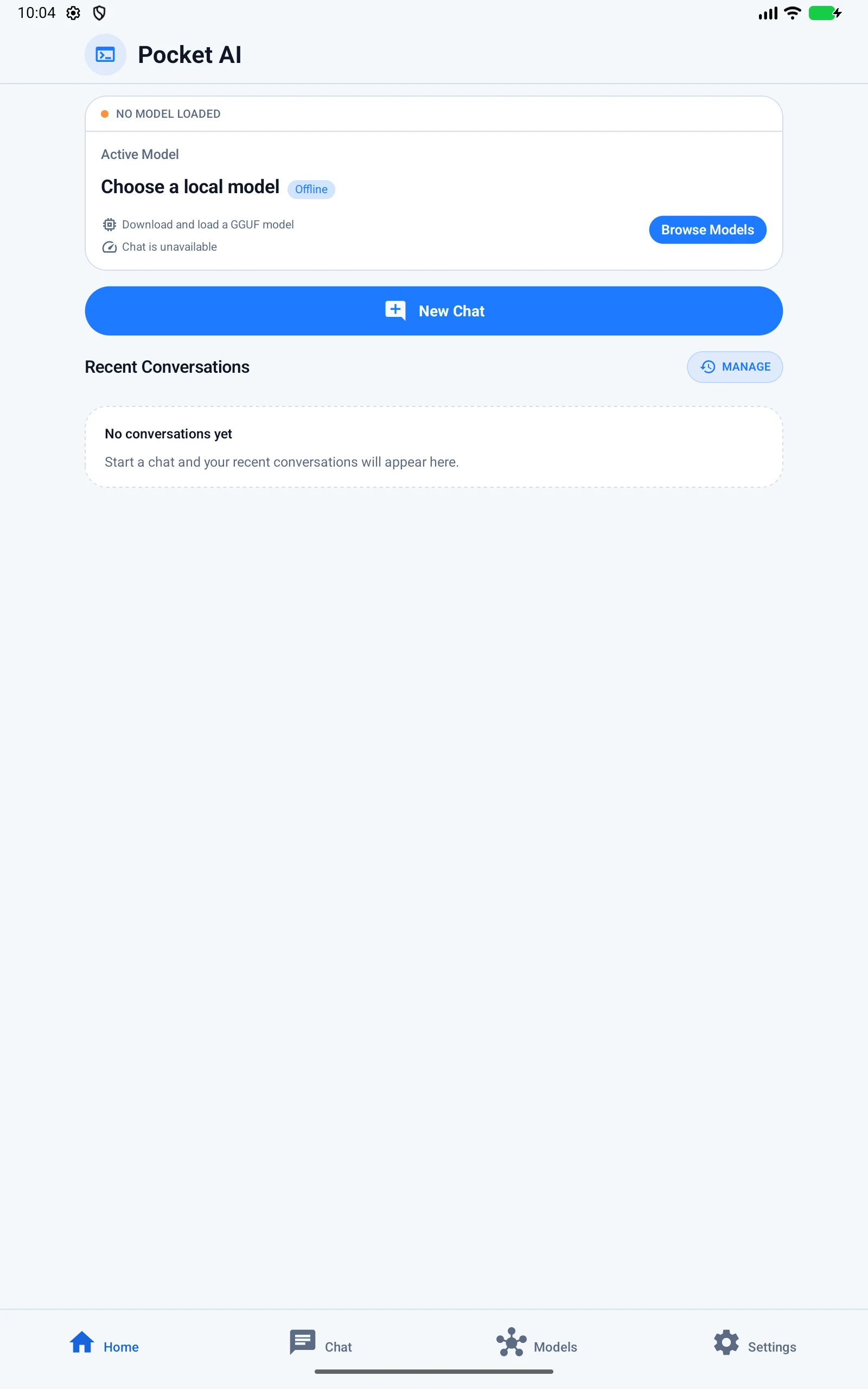 Pocket AI - Offline AI chat screenshot